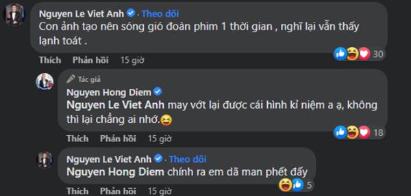 ​​​​​​Chồng hờ của cô là diễn viên Việt Anh cũng góp vui: Con ảnh tạo nên sóng gió đoàn phim 1 thời gian , nghĩ lại vẫn thấy lạnh toát .