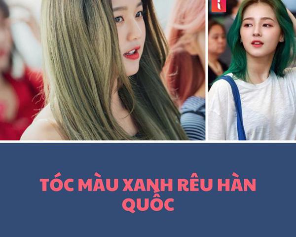 Tóc màu xanh rêu: Top 20 kiểu màu tóc đẹp trẻ trung hot nhất hiện nay - 22