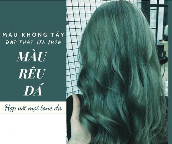 Tóc màu xanh rêu: Top 20 kiểu màu tóc đẹp trẻ trung hot nhất hiện nay - 19